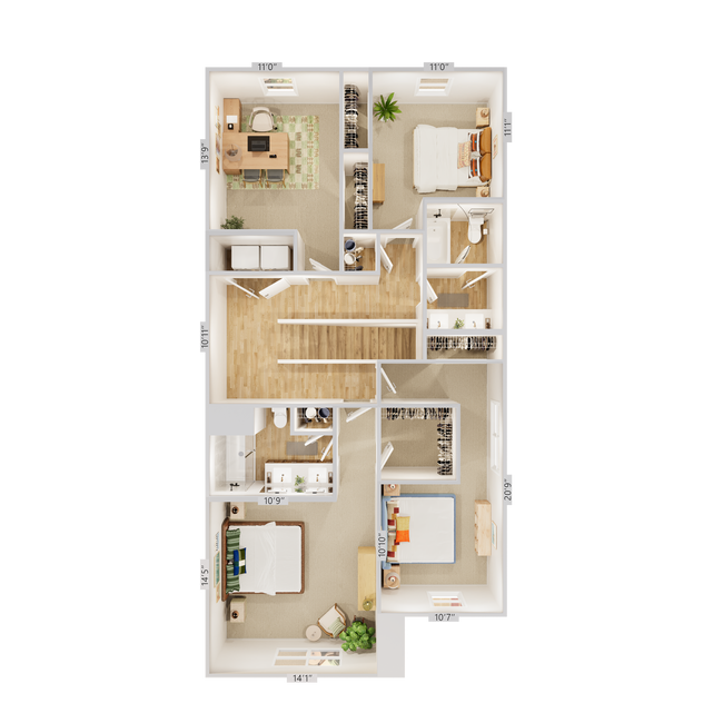 Unit 3325 3325 floor plan